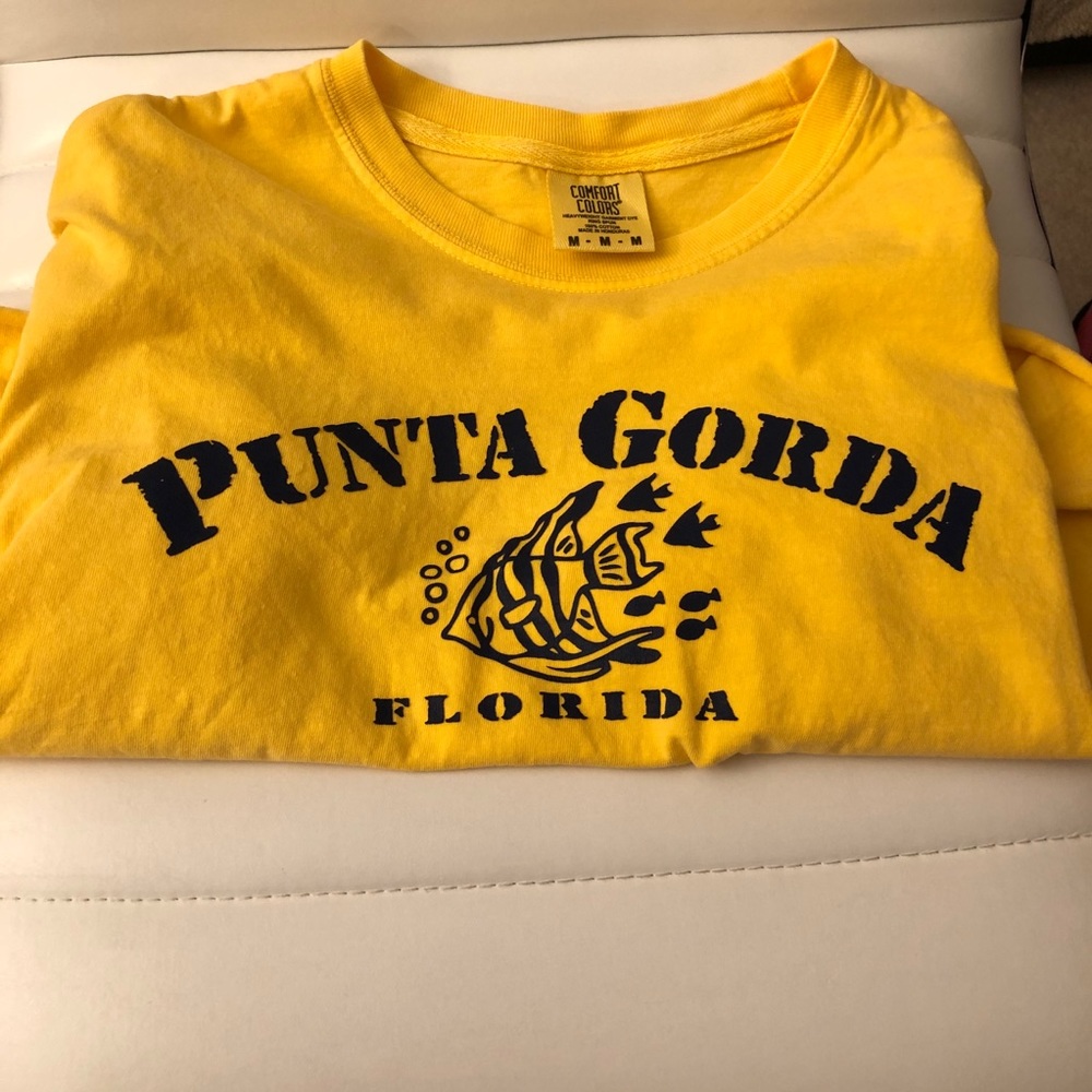 yellow shirt